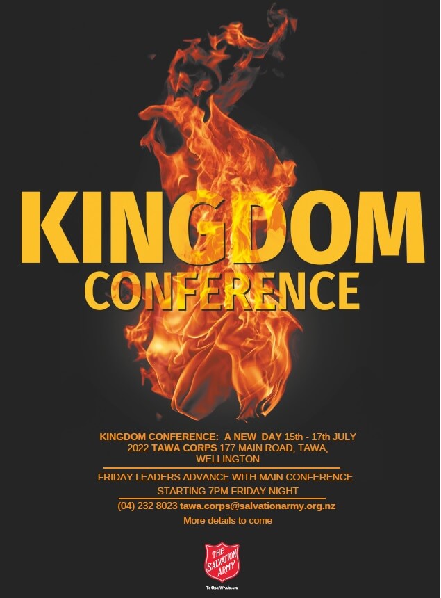 Kingdom Conference 2022 Tawa Corps Salvation Army Hutt City